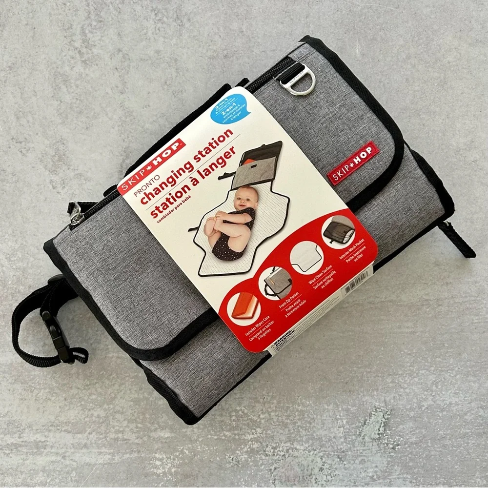 Skip Hop Pronto Signature Changing Station In Heather Grey, NWT